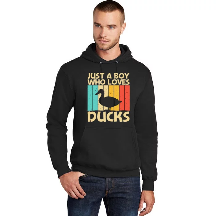 Funny Duck Design For Duck Farmer Hunting Lovers Tall Hoodie