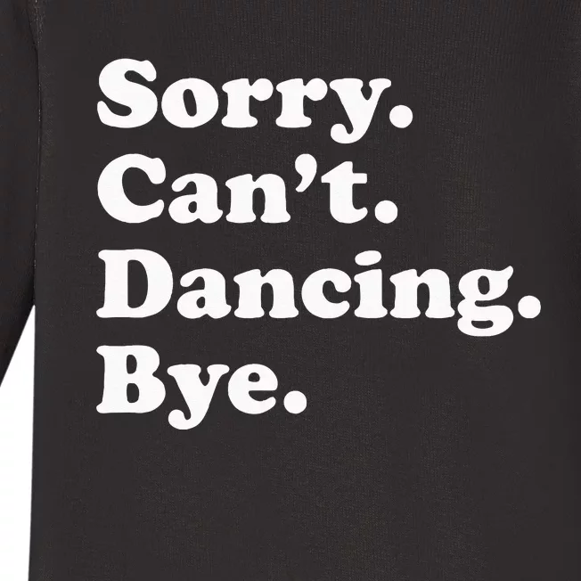 Funny Dancing Dance Gift For Men Women Baby Long Sleeve Bodysuit