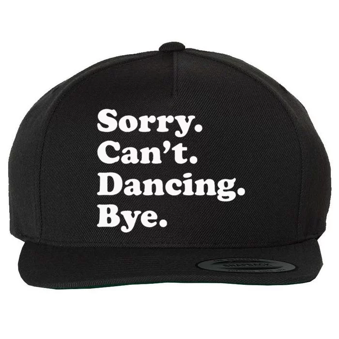 Funny Dancing Dance Gift For Men Women Wool Snapback Cap