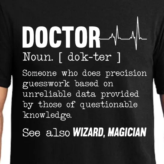 Funny Doctor Definition Medical Healthcare Physician Pajama Set