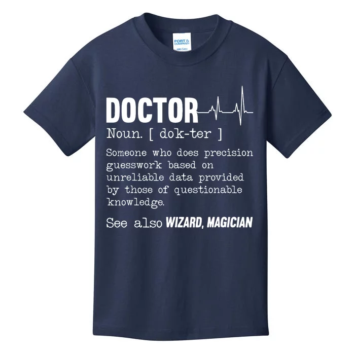 Funny Doctor Definition Medical Healthcare Physician Kids T-Shirt