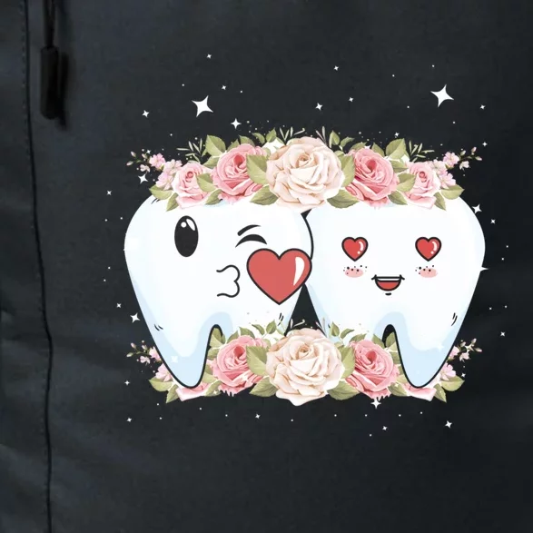 Floral Dentist Dental Hygienist Valentine's Day Gift Daily Commute Backpack