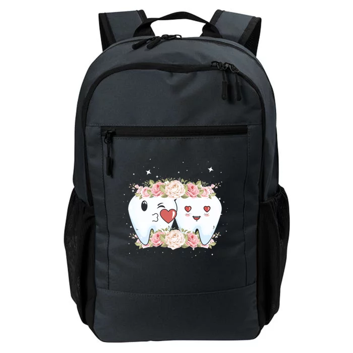 Floral Dentist Dental Hygienist Valentine's Day Gift Daily Commute Backpack