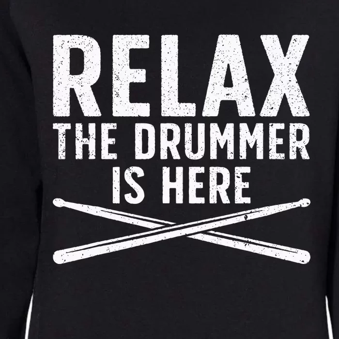 Funny Drummer Design For Men Women Drum Player Music Lover Womens California Wash Sweatshirt