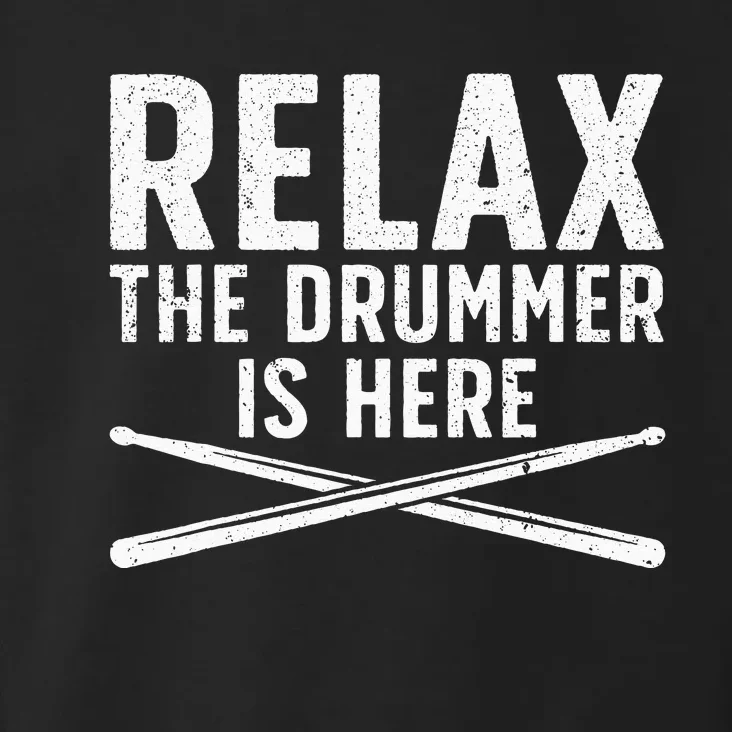 Funny Drummer Design For Men Women Drum Player Music Lover Toddler Hoodie