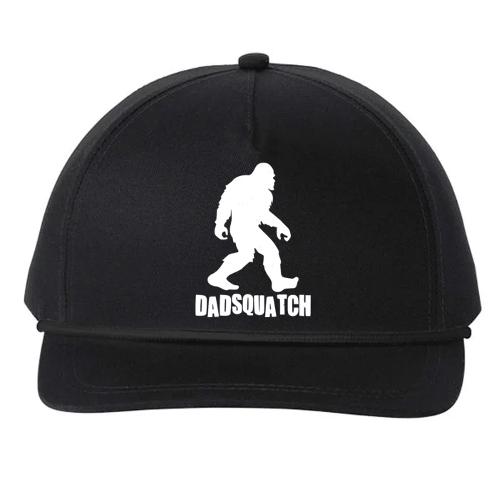 Funny Dadsquatch Dad Sasquatch Bigfoot Snapback Five-Panel Rope Hat