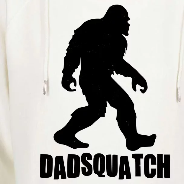 Funny Dadsquatch Dad Sasquatch Bigfoot Womens Funnel Neck Pullover Hood