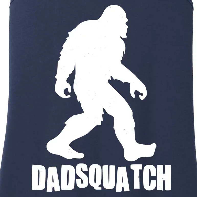 Funny Dadsquatch Dad Sasquatch Bigfoot Ladies Essential Tank