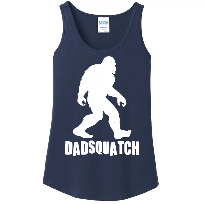 Funny Dadsquatch Dad Sasquatch Bigfoot Ladies Essential Tank