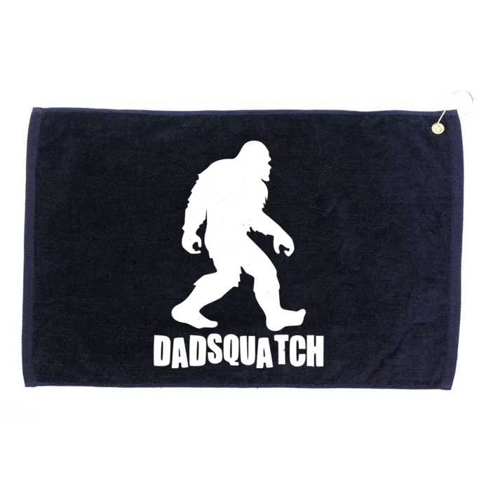 Funny Dadsquatch Dad Sasquatch Bigfoot Grommeted Golf Towel