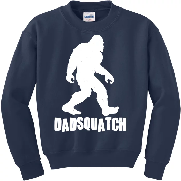 Funny Dadsquatch Dad Sasquatch Bigfoot Kids Sweatshirt