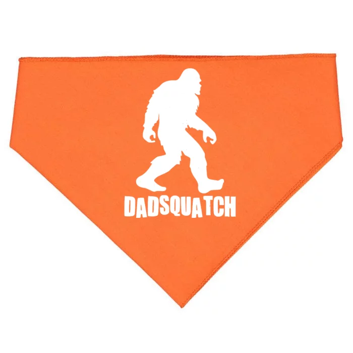 Funny Dadsquatch Dad Sasquatch Bigfoot USA-Made Doggie Bandana