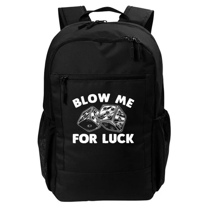 Funny Dice Design Gambling Dice Casino Lovers Daily Commute Backpack