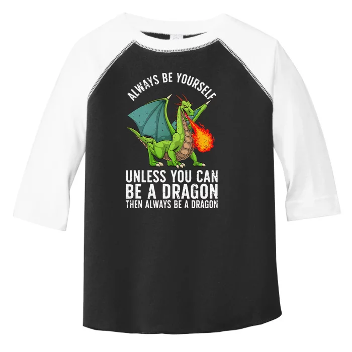 Funny Dragon Design For Fantasy Dragon Lover Toddler Fine Jersey T-Shirt