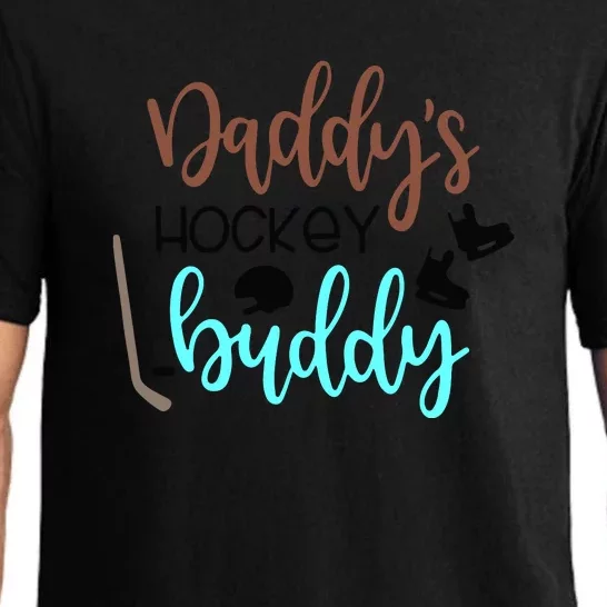 Father's Day Daddy's Hockey Buddy Gift Pajama Set