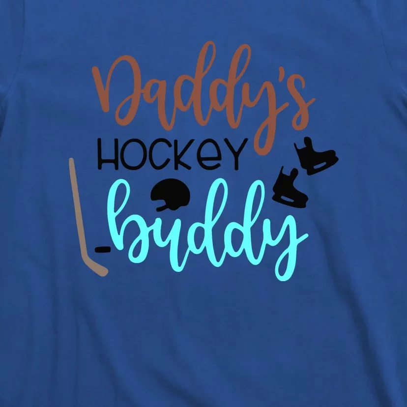 Father's Day Daddy's Hockey Buddy Gift T-Shirt