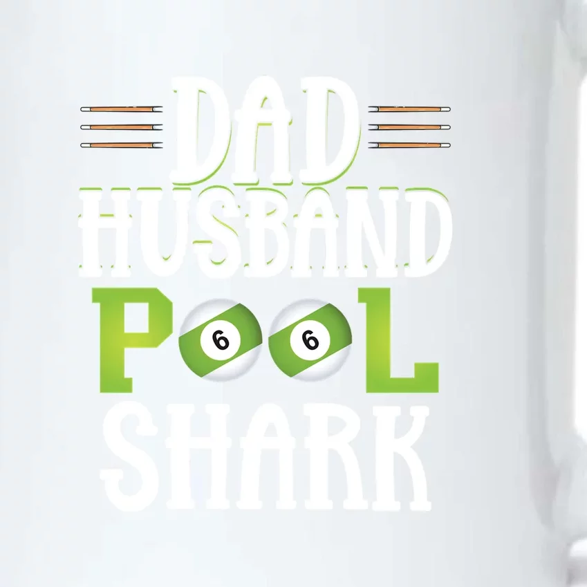 Father's Day Dad Husband Pool Shark Funny Joke Billiards Gift For Dad Black Color Changing Mug