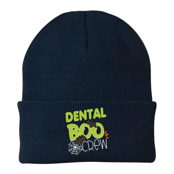 Funny Dental Dentist Halloween Boo Crew Cute Dentist Costume Great Gift Knit Cap Winter Beanie