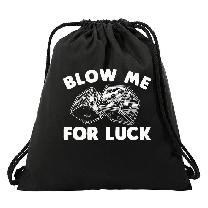 Funny Dice Design Gambling Dice Casino Lovers Drawstring Bag