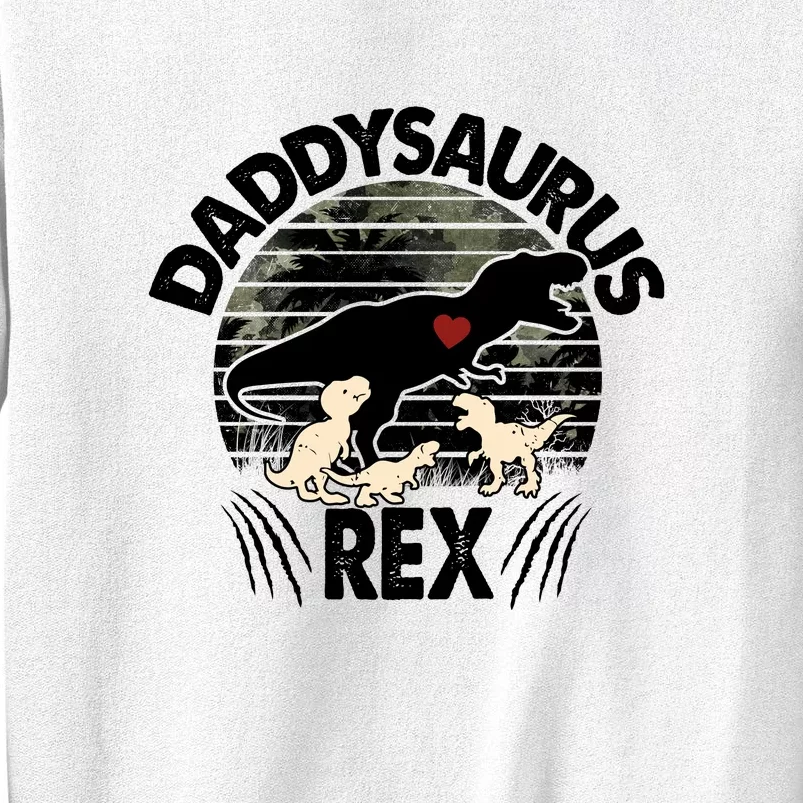 Father's Day Daddysaurus Rex Funny Dinosaur Gift For Father Sweatshirt