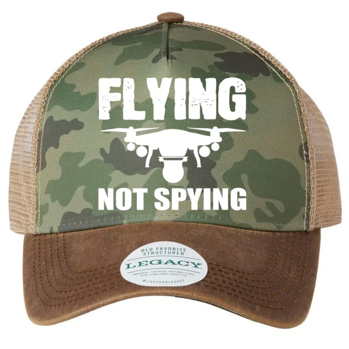 Flying Drone Drone Pilot Funny Gift Legacy Tie Dye Trucker Hat