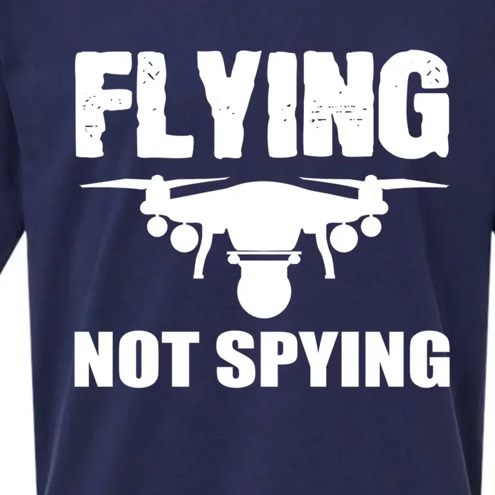 Flying Drone Drone Pilot Funny Gift Sueded Cloud Jersey T-Shirt