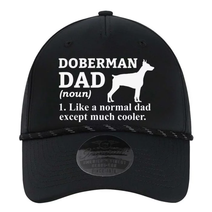 funny Doberman Dad Doberman Pinscher Dog Performance The Dyno Cap