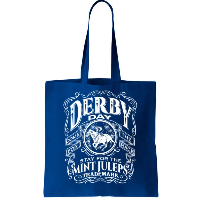 Funny Derby Day And Mint Juleps Kentucky Horse Racing Cute Gift Tote Bag