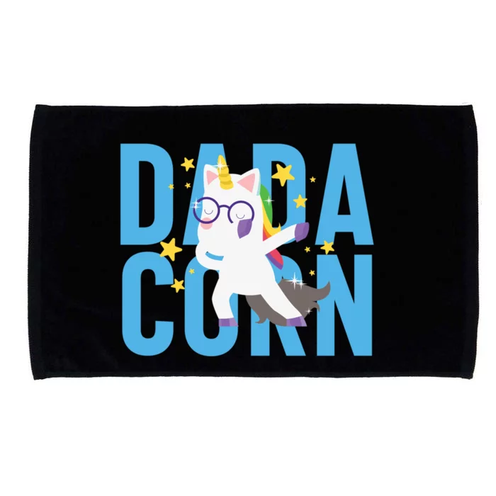 Father's Day Dadacorn Unicorn Fatherhood Gift Microfiber Hand Towel