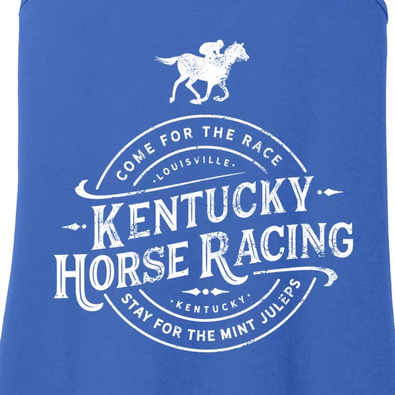 Funny Derby Day Kentucky Horse Racing And Mint Juleps Gift Ladies Essential Tank