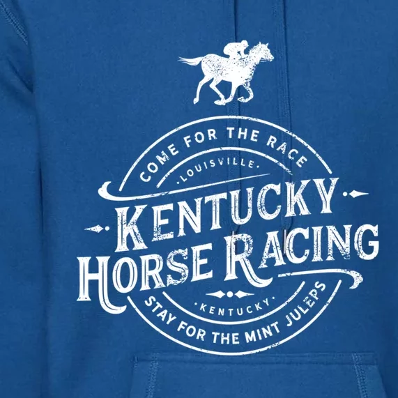 Funny Derby Day Kentucky Horse Racing And Mint Juleps Gift Premium Hoodie