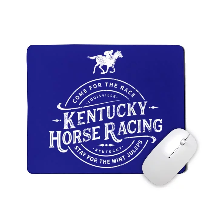 Funny Derby Day Kentucky Horse Racing And Mint Juleps Gift Mousepad