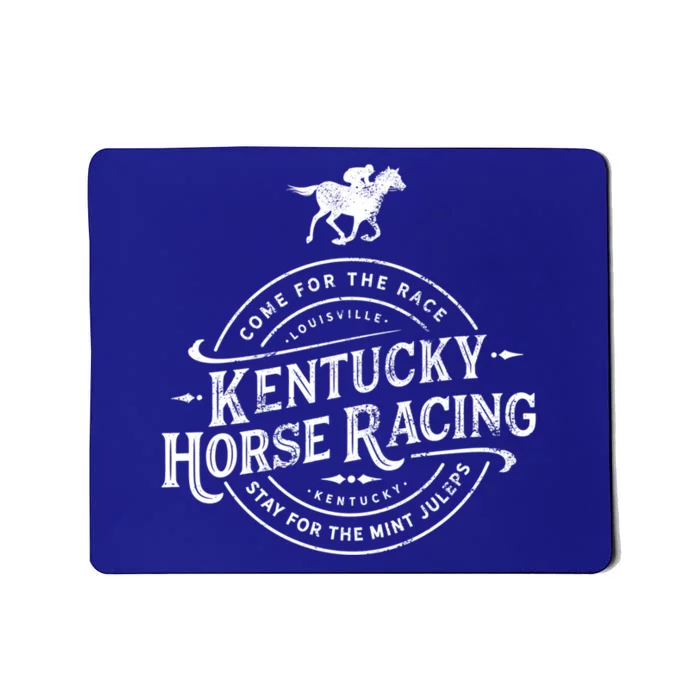 Funny Derby Day Kentucky Horse Racing And Mint Juleps Gift Mousepad