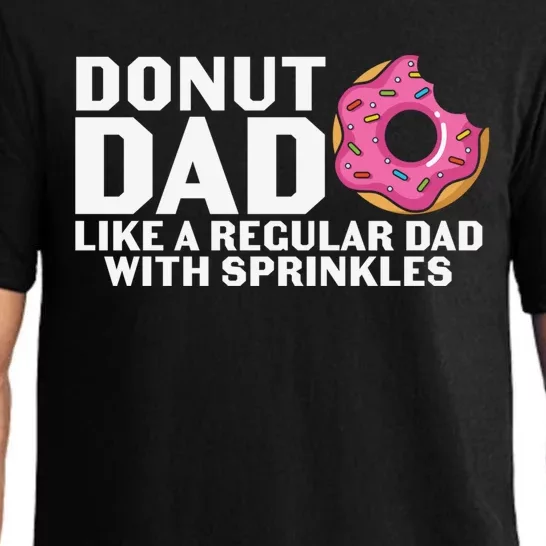 Father's Day Donut Dad Sprinkles Fatherhood Gift Pajama Set