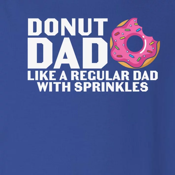 Father's Day Donut Dad Sprinkles Fatherhood Gift Toddler Long Sleeve Shirt