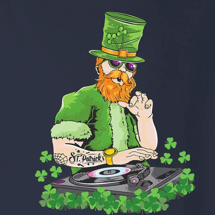 Funny Design DJ Party Saint Patrick's Day Toddler Long Sleeve Shirt