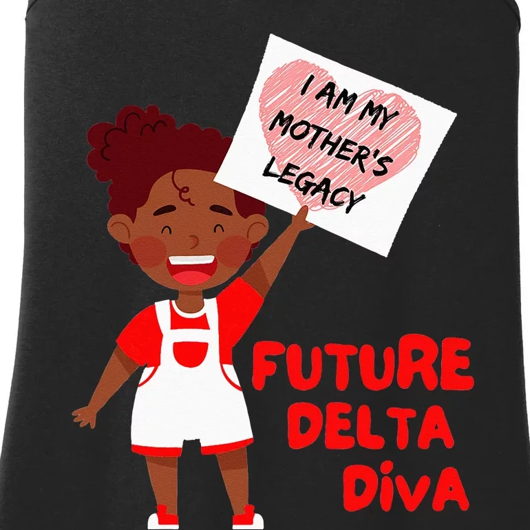 Future Delta Diva Black Sorority 1913 Ladies Essential Tank