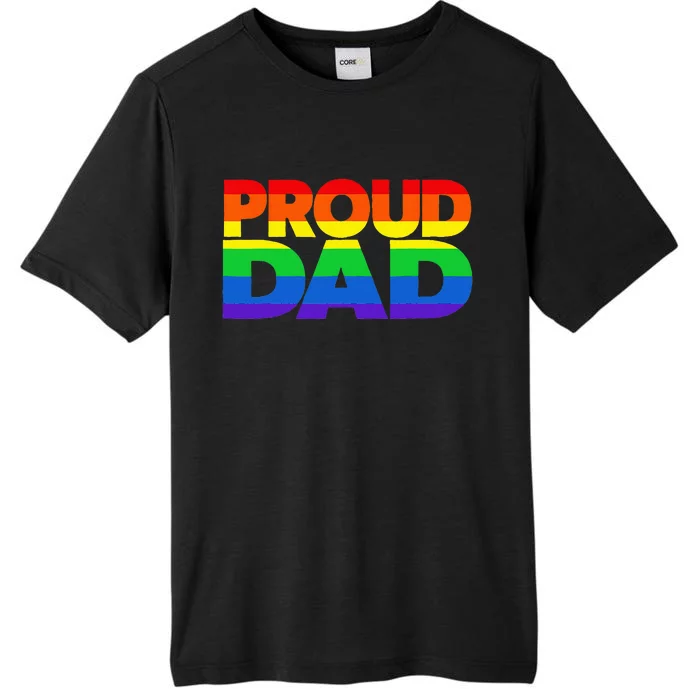 Fur Dad Dog Cat Dog Fathers Day ChromaSoft Performance T-Shirt