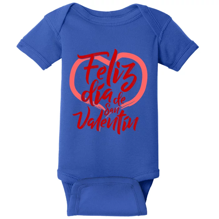 Feliz Dia De San Valentin Gift Baby Bodysuit