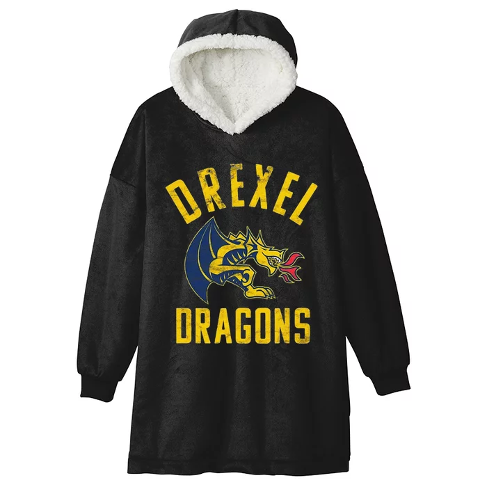 Funny Drexel Dragons Large Hooded Wearable Blanket