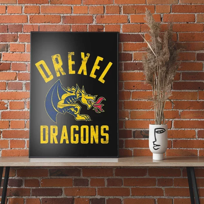 Funny Drexel Dragons Large Poster