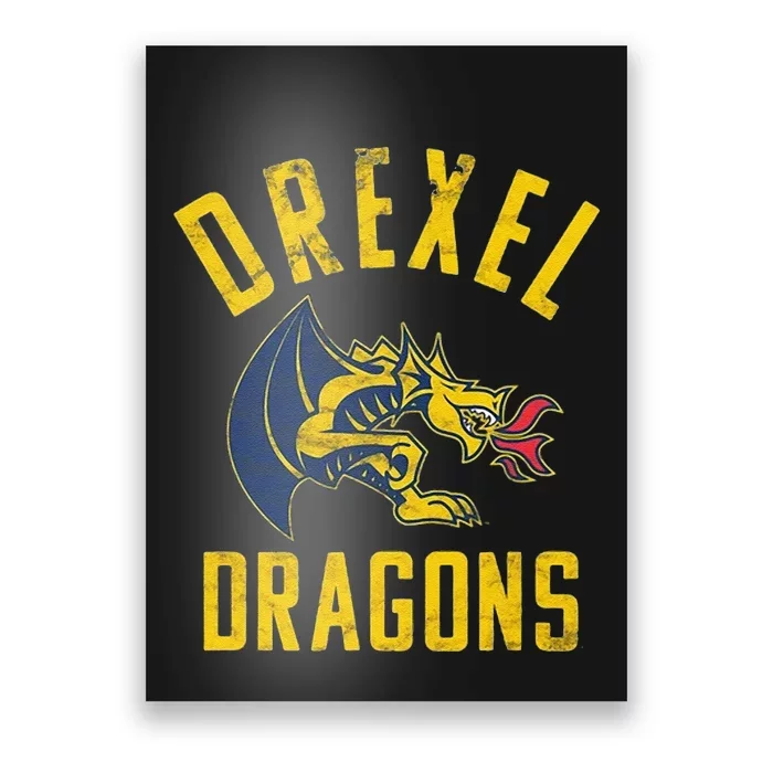 Funny Drexel Dragons Large Poster