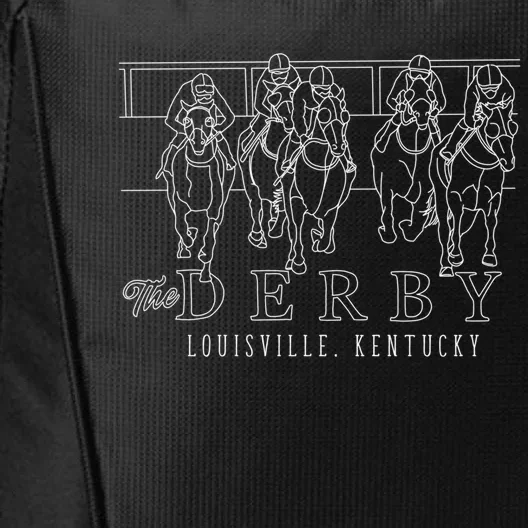 Funny Derby Day Louisville Kentucky Horse Racing Meaningful Gift City Backpack