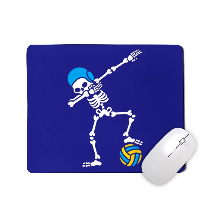 Funny Dab Dabbing Skeleton Water Polo Halloween Costume Funny Gift Mousepad