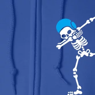 Funny Dab Dabbing Skeleton Water Polo Halloween Costume Funny Gift Full Zip Hoodie