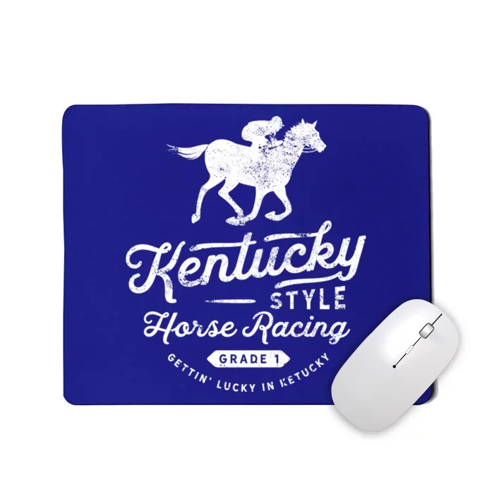 Funny Derby Day Kentucky Style Horse Racing Cool Gift Mousepad