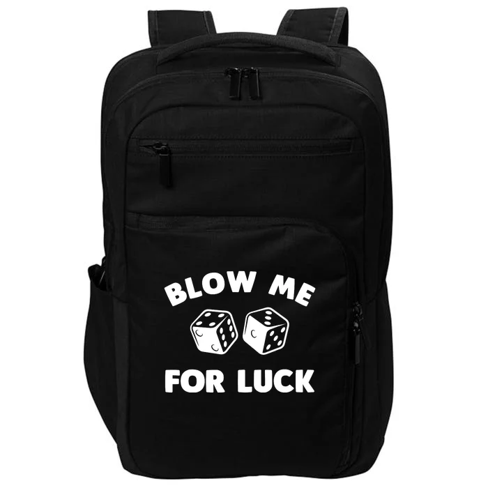 Funny Dice Design For Women Gambling Dice Casino Lovers Impact Tech Backpack