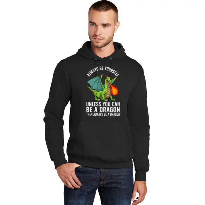 Funny Dragon Design For  Fantasy Dragon Lover Hoodie