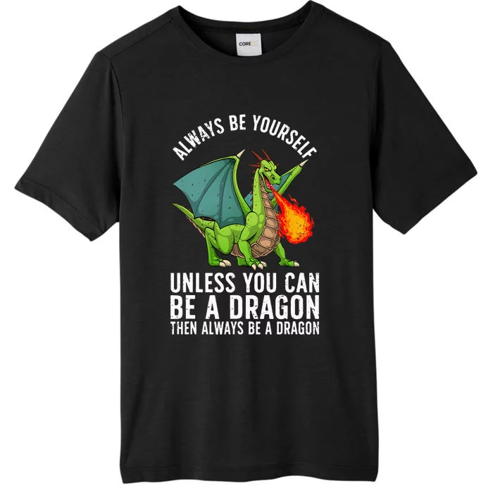 Funny Dragon Design For  Fantasy Dragon Lover ChromaSoft Performance T-Shirt