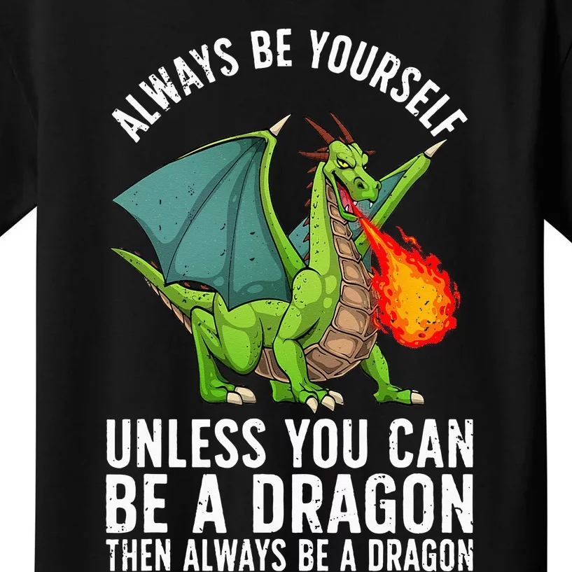 Funny Dragon Design For  Fantasy Dragon Lover Kids T-Shirt